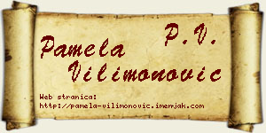Pamela Vilimonović vizit kartica